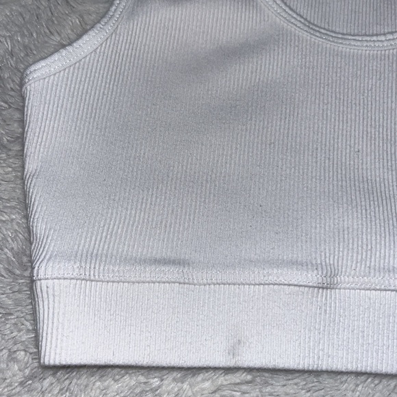 Thirty years white ribbed tank - Picture 3 of 7